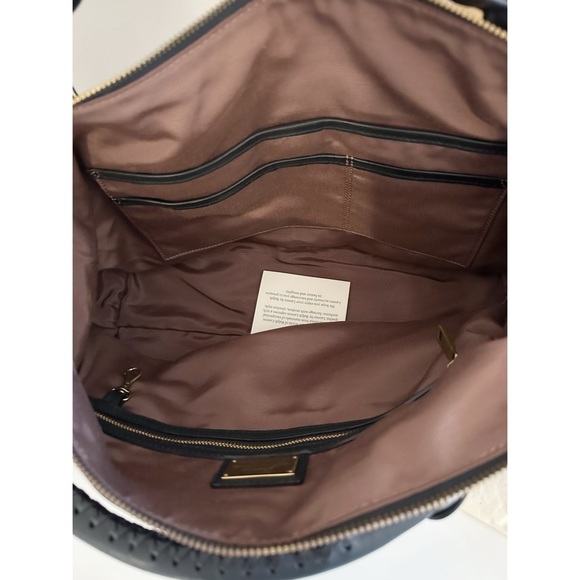 Lauren Ralph Lauren ~ Vintage Black Woodland Convert Tote Bag - Picture 12 of 17